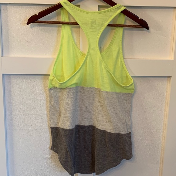 3/$20 Juniors Color block Racerback Tank Top - Picture 2 of 3